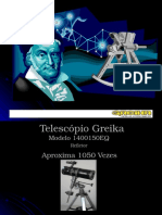 Telescópio Greika 1400150EQ Refletor 1050x