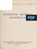 Domínguez Berrueta, Juan - Filosofía Mística Española PDF