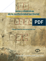 Actores y Dinámicas de La Conflictividad Territorial