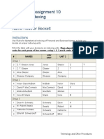 Assignment 10 Filing