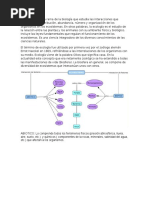 La Ecología Es Una Rama de La Biología Que Estudia Las Interacciones Que Determinan La Distribución