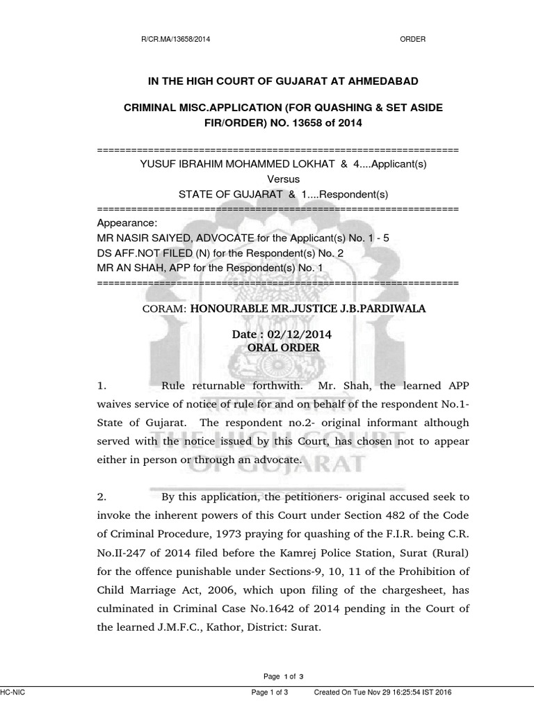 gujarat-high-court-judgement-child-marriages-pdf-social