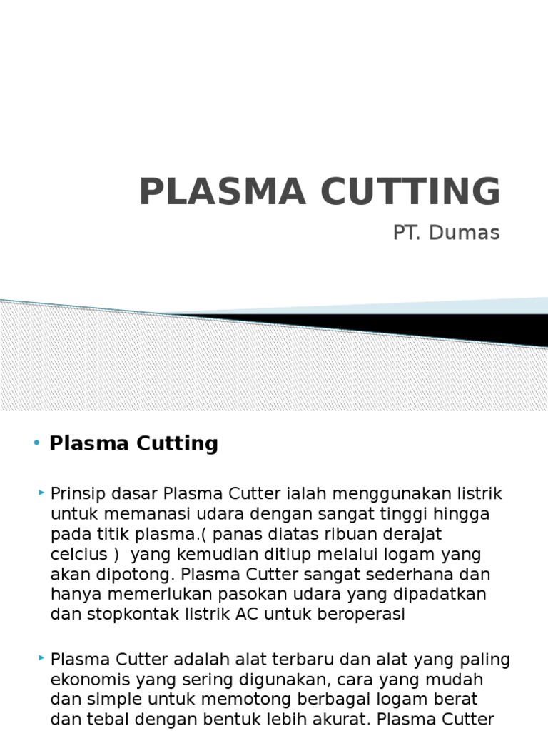 Plasma Cutting PDF