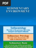 Sedimentary Environment JPK