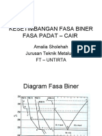 Kesetimbangan Fasa Biner