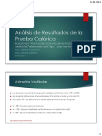 05 - Análisis de Resultados de La Prueba Calórica