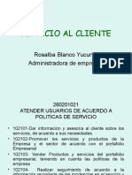 Servicio Al Cliente