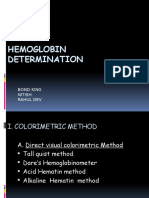 Hemoglobindetermination