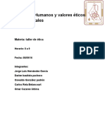 Derechos Humanos y Valores Éticos Fundamentales