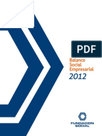 Fundación Social - Balance Social e Informe de Labores 2012