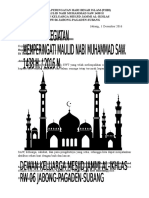 Contoh Proposal Permohonan Dana Phbi Maulid Nabi Muhammad Saw