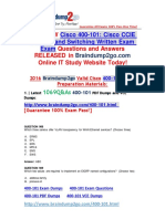 [2016 Jun New]Braindump2go Cisco 400-101 PDF and VCE Dumps 1069q Free.pdf