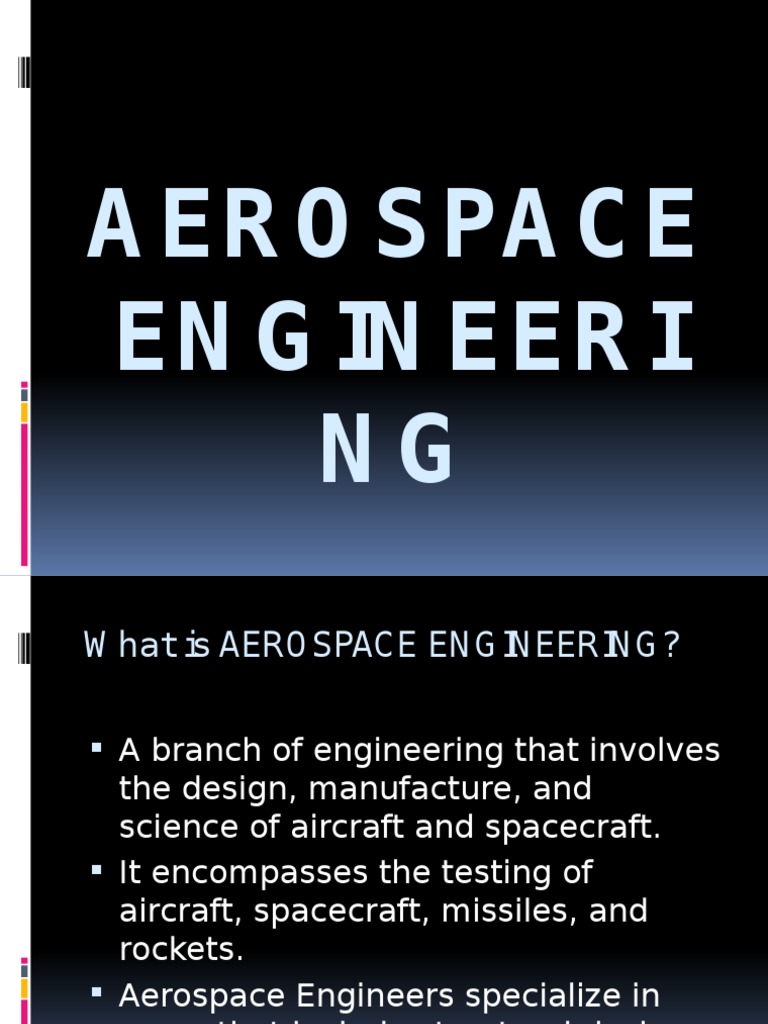Aerospace Engineering Pdf Aerospace Engineering Aeronautics