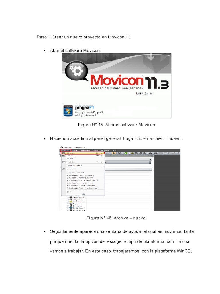 Crear Proyecto en Movicon 11 | PDF | Scada | Informática