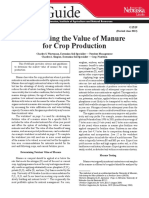 Calculating The Value of Manure For Crop Production: Know How. Know