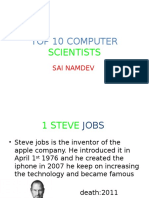 Top 10 Computer: Scientists