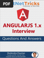 Download Free pdf for AngularJS Interview Questions  Answers - By Shailendra Chauhan by DotNetTricks SN332758151 doc pdf