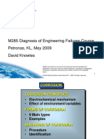 Corrosion: M285 Diagnosis of Engineering Failures Course Petronas, KL, May 2009 David Knowles