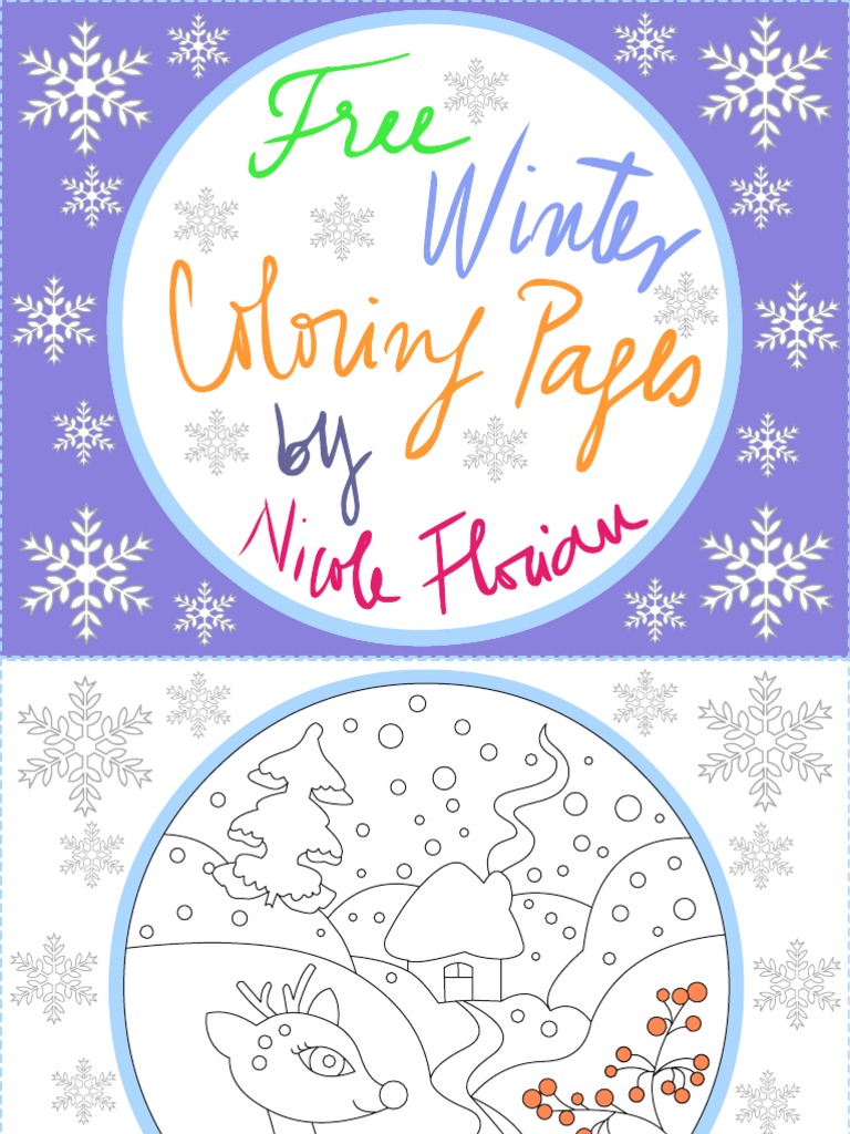 Winter Coloring Book PDF | PDF
