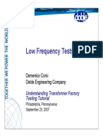 4 Low Frequency Testing