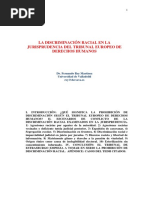 Discriminación Racial en El TEDH