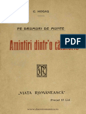 sword Corresponding to There is a need to Calistrat Hogas Pe Drumuri de Munte Amintiri Dintr o Cltorie | PDF