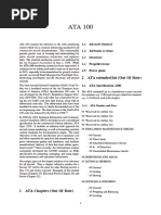 ATA 100 Chapters.pdf | Aerospace Engineering | Manufactured Goods