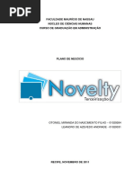 Plano de Negócios - Novelty Terceirização