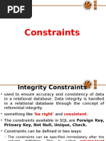 Constraints