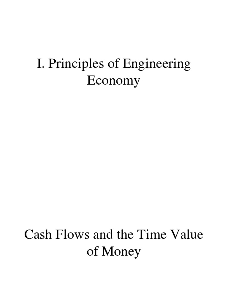 Cash Flow - Time Value of Money - Interest Rate | PDF | Present Value ...