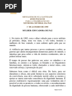 Mulher Educadora Da Paz