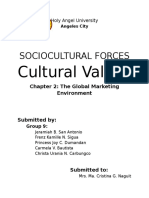 Sociocultural Forces: Cultural Values