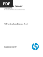 HP Service Manager Web Services Codeless