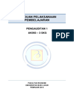 Panduan Pelaksanaan Pembelajaran Pengauditan 1