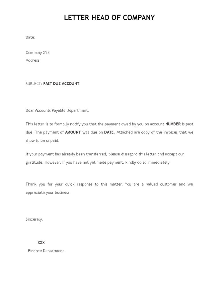 Reminder Letter PDF