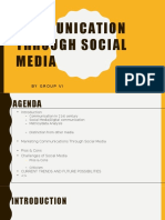 PPT Communication Through Social Media