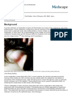 Mastoiditis - Background, Etiology, Epidemiology