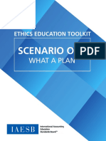 IAESB Ethics Education Toolkit Scenario 1 What A Plan