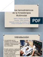 Efectos Hemodinámicos de La Kinesiterapia Multimodal