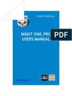 Night Owl Pro Application Manual (English)