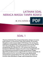 Neraca Massa Tanpa RX (Soal)