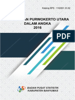 Kecamatan Purwokerto Utara Dalam Angka 2016