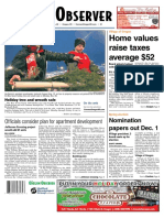 Regon Bserver: Home Values Raise Taxes Average $52