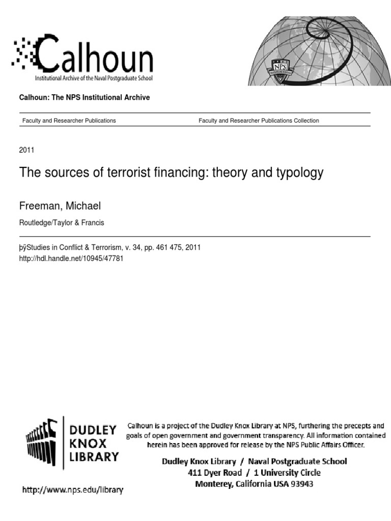 Terrorist financing essay picture