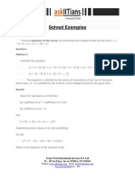 Iit Jee Coordinate Geometry Circle Solved Examples