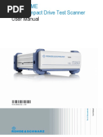 User Manual: R&S Tsme Ultra Compact Drive Test Scanner