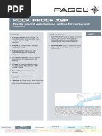 Rock Proof X2P: Powder Integral Waterproofing Additive For Mortar and Concrete