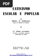 Catecismo Escolar e Popular - Prof Spirago.