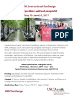 GeoDesign - Info Session Flyer