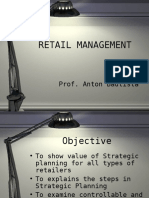 Strategic Planning in Retailing